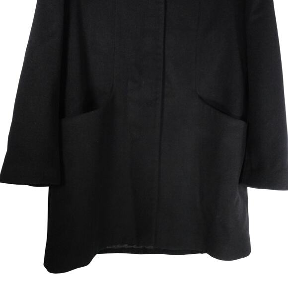 NWOT Quince Women's XL Mod Italian Wool Cocoon Coat Preppy Black $170 4615 - Picture 5 of 12